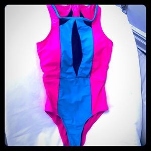 Sexy open  racer back swimsuit